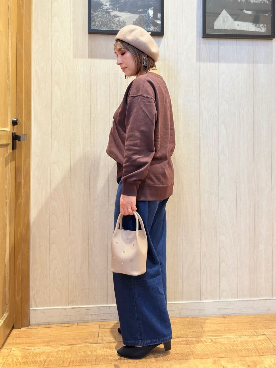 Megさんの「SHOO･LA･RUE｜グラフィックアソート裏毛スウェット」を使ったコーディネート