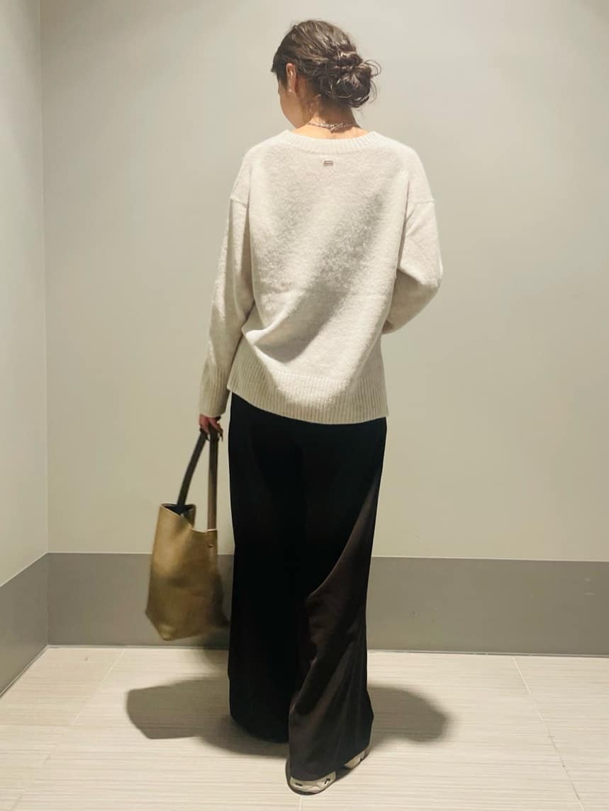 Annさんの「DRESSTERIOR｜アルパカブレンドVネックニット」を使ったコーディネート