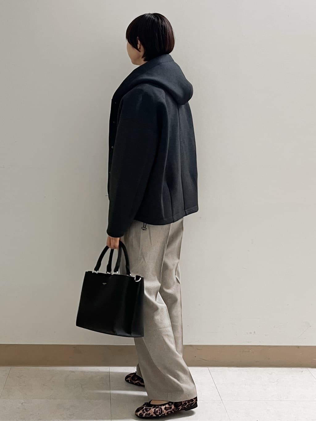 あかねさんの「OPAQUE.CLIP｜ロングロゴTシャツ【洗濯機OK】」を使ったコーディネート