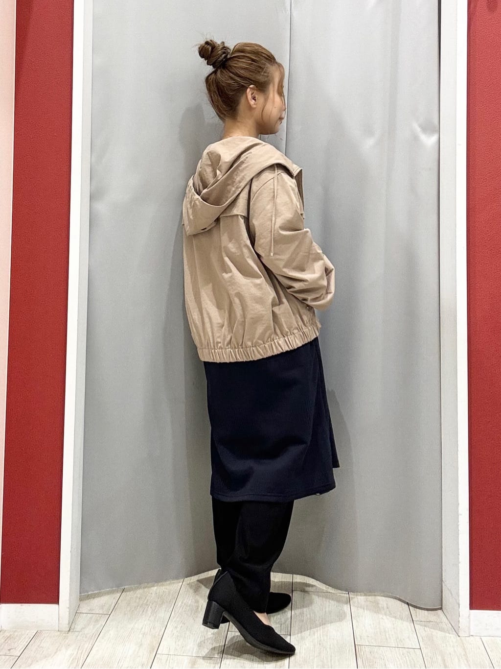 shioさんの「SHOO･LA･RUE｜【洗える/S-LL/美脚シルエット】ハイパーストレッチ テーパードパンツ」を使ったコーディネート