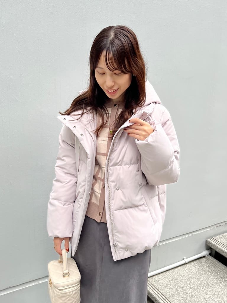 はばさんの「Couture brooch｜【冬の名品・撥水】愛されダウン」を使ったコーディネート