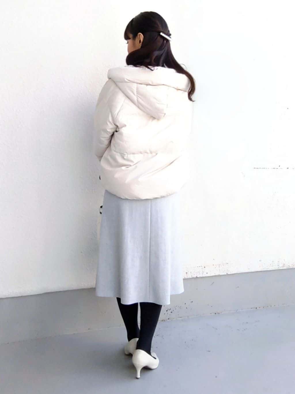 keinaさんの「SunaUna｜【プリーツレイヤードピュアダウン】」を使ったコーディネート