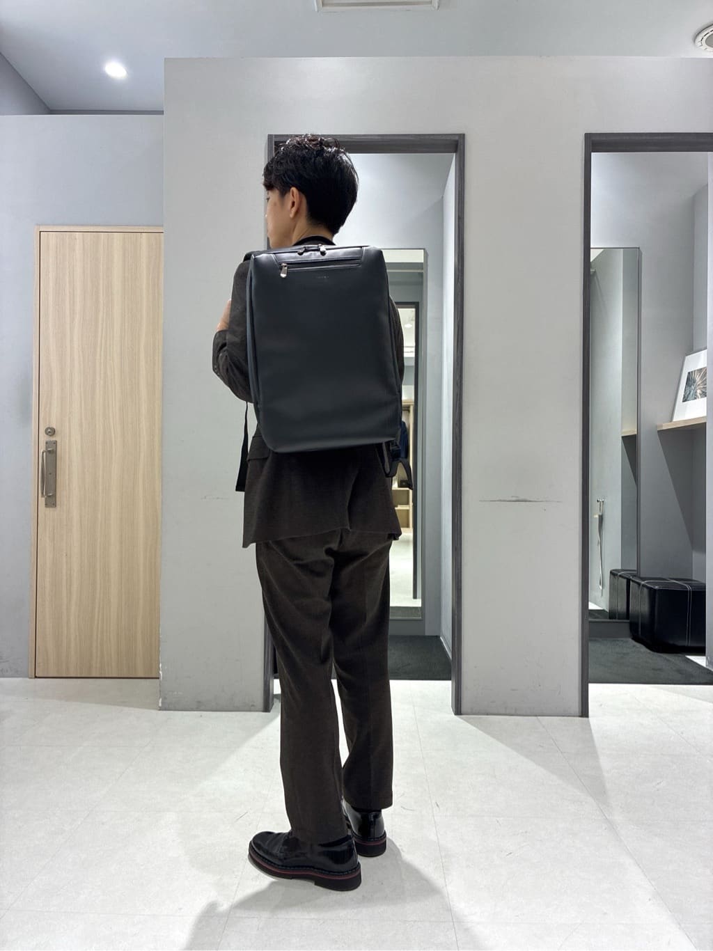 わいずみさんの「TAKEO KIKUCHI｜【None Of Stress】アクティブジャージ 千鳥 ジャケット」を使ったコーディネート