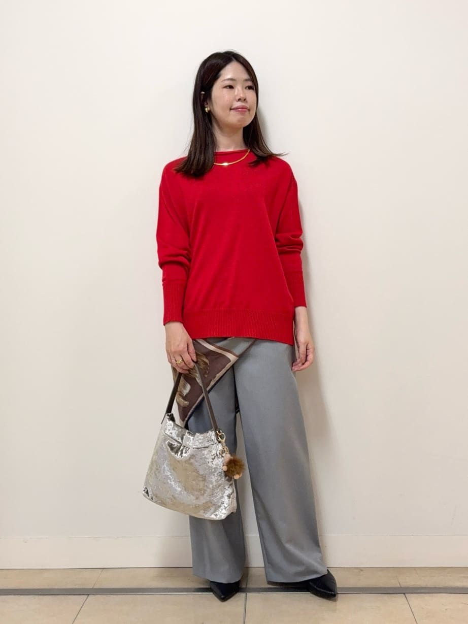 asamiさんの「UNTITLED｜【8色展開/体型カバー】魅せるタイムレスニット」を使ったコーディネート