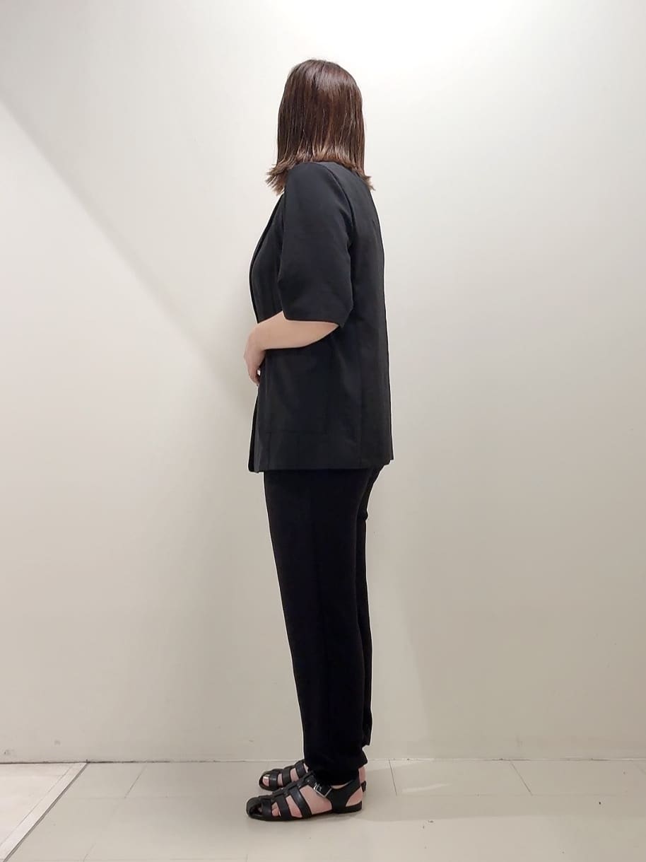 YUIさんの「UNTITLED｜【吸水速乾/洗える】ハーフスリーブジャケット」を使ったコーディネート