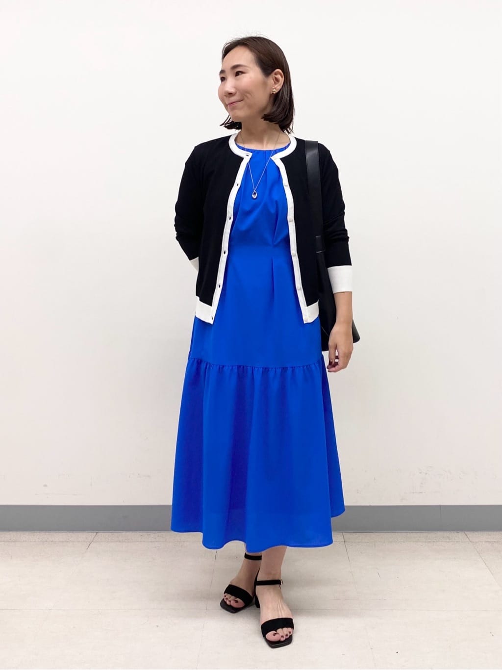 YUKARIさんの「INDIVI｜【1枚でコーデ完成！】タックワンピース」を使ったコーディネート