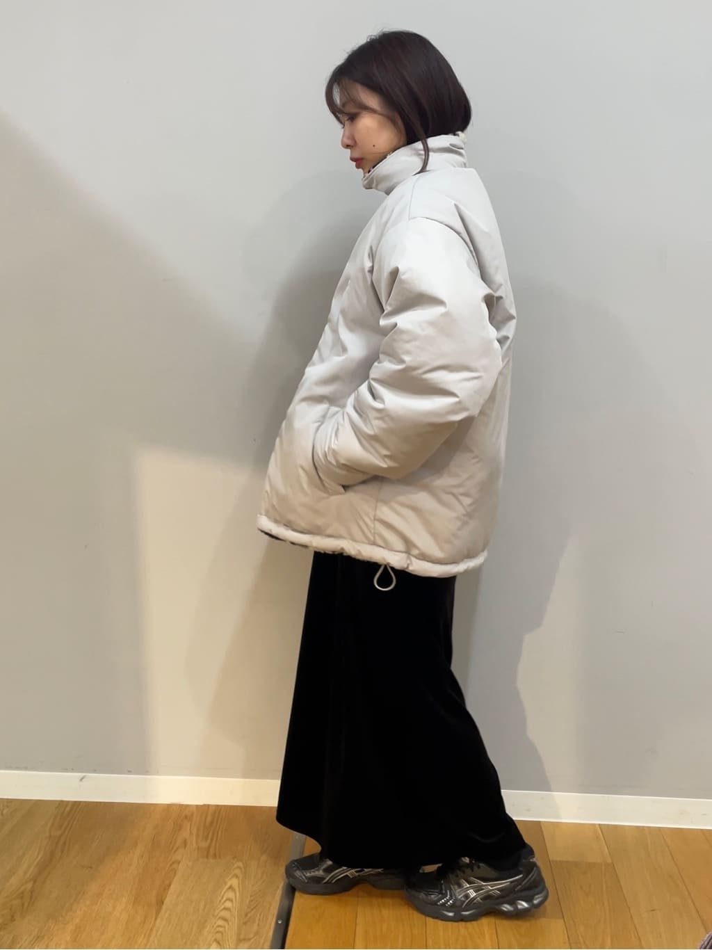 abeさんの「tk.TAKEO KIKUCHI｜【WEB限定】リバーシブルボアブルゾン」を使ったコーディネート