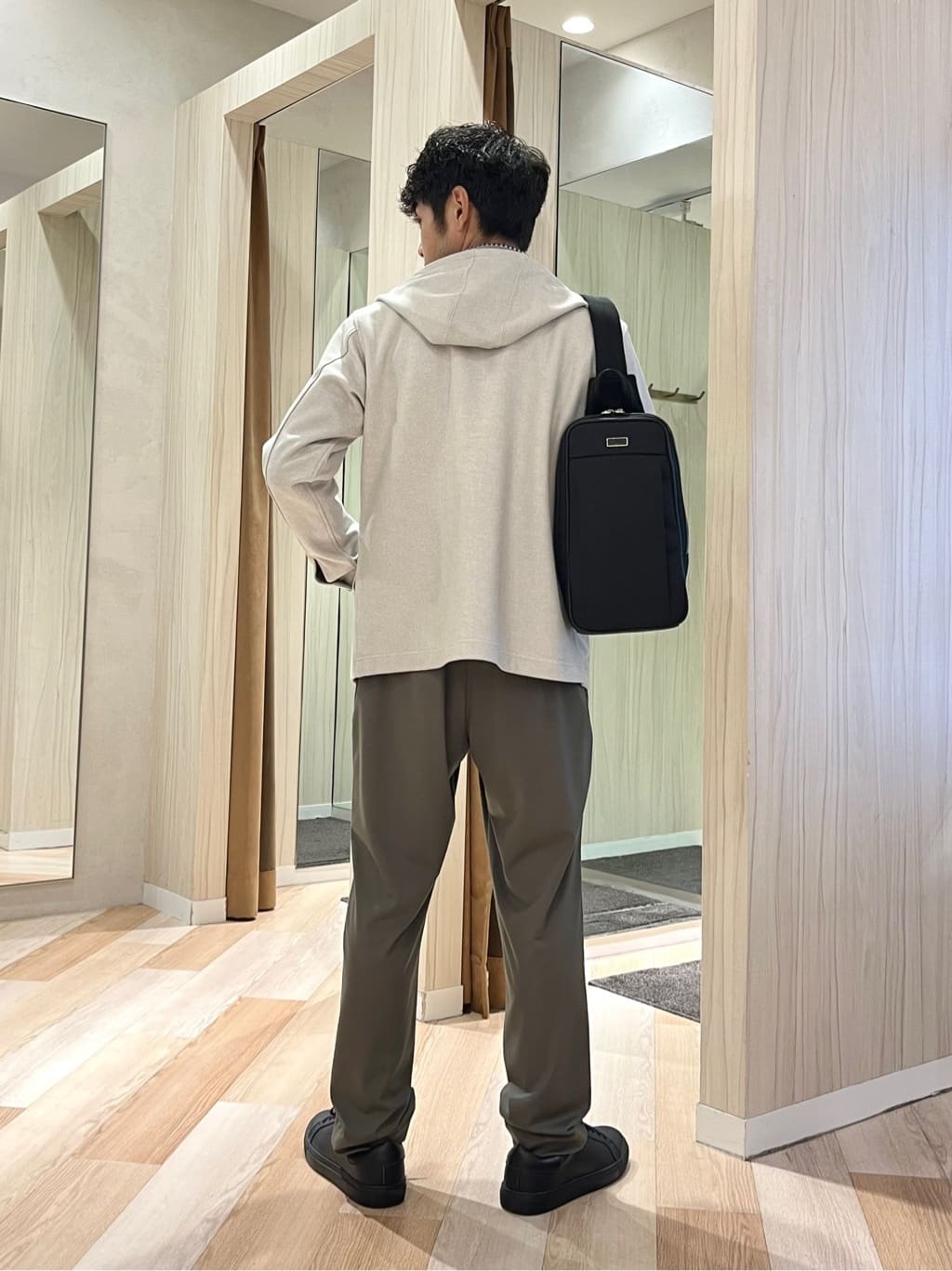 URAさんの「TAKEO KIKUCHI｜チェックボーラーガーゼシャツ」を使ったコーディネート