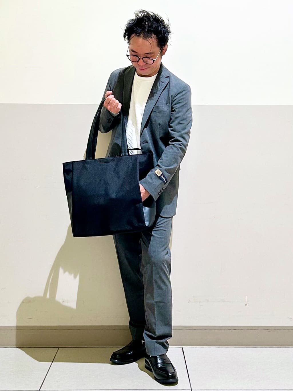 KENJI Iさんの「THE SHOP TK｜CARREMAN／キャリーマンTRジャケット【セットアップ可/洗濯機OK】」を使ったコーディネート