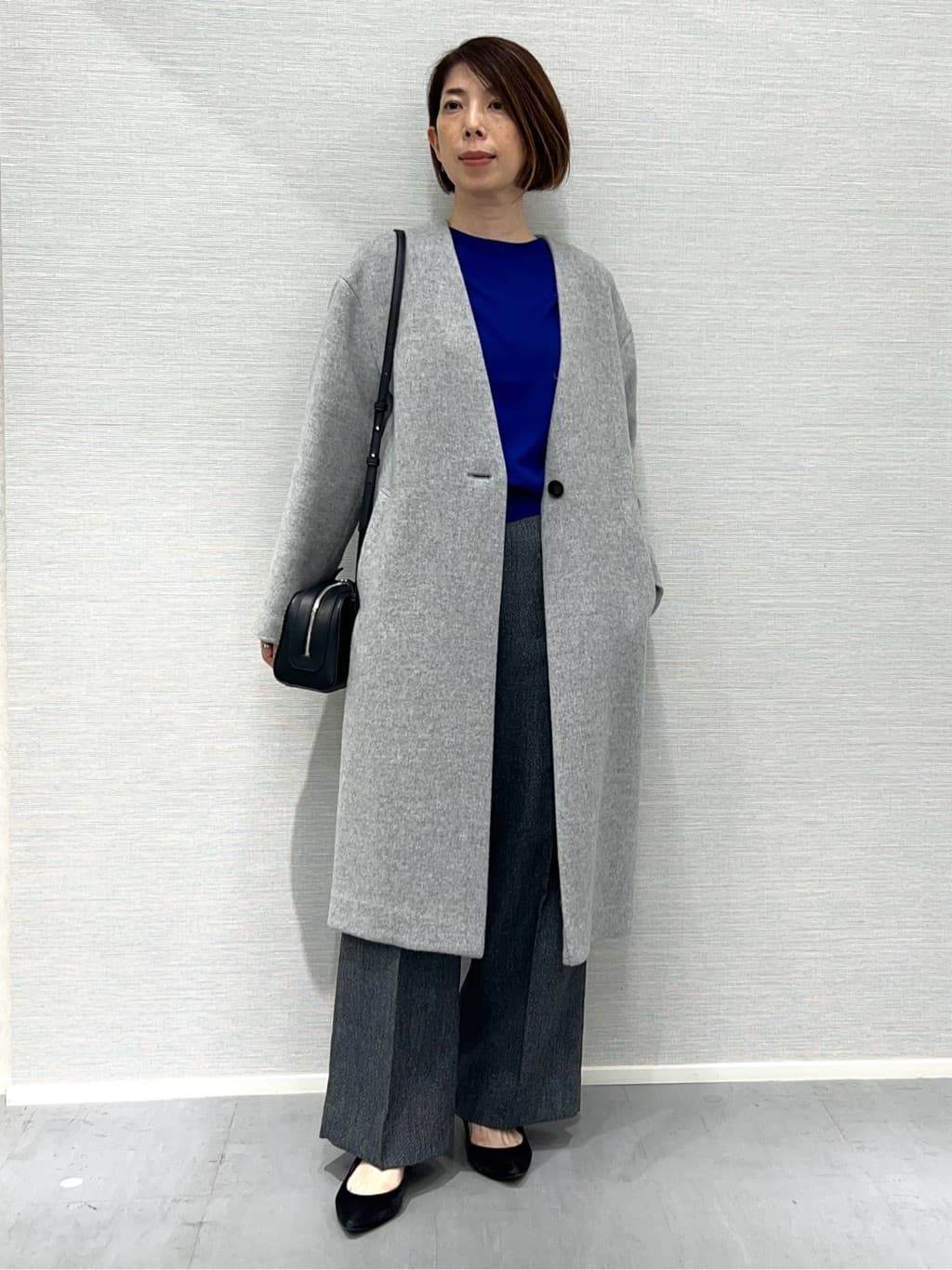 Shinakoさんの「UNTITLED｜【軽量／ウール混】ライトフォルム ロングコート」を使ったコーディネート