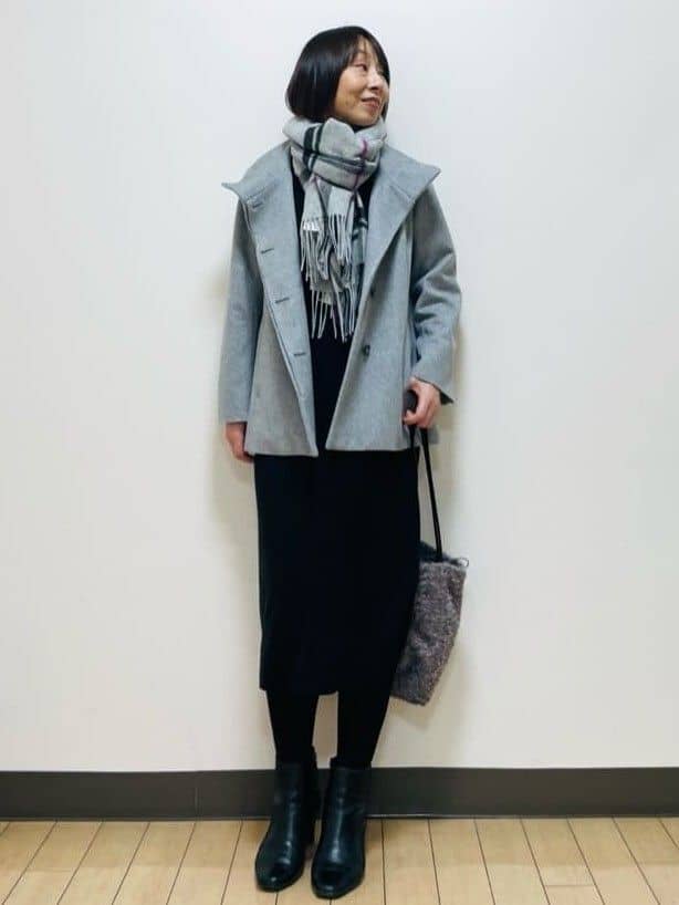 Riiさんの「Reflect｜【寒さ対策／コーディネートのポイントに◎】ウォッシャブルストール」を使ったコーディネート