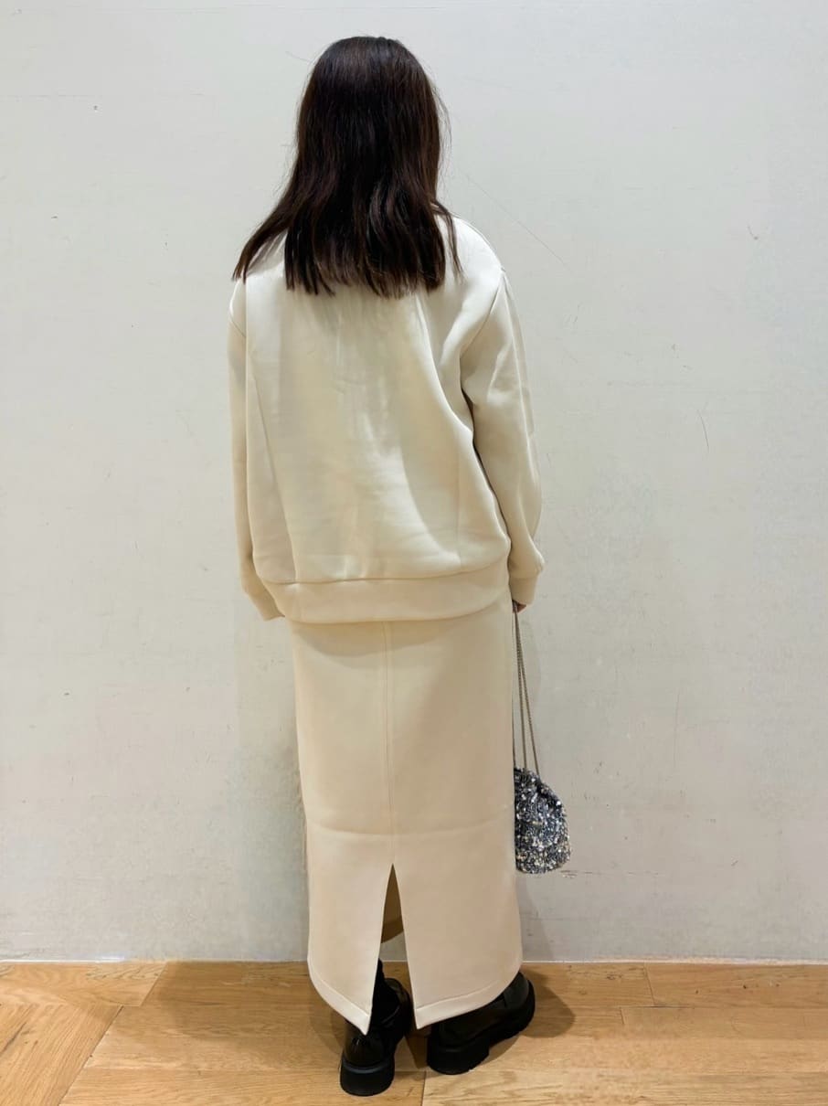 kurumiさんの「OPAQUE.CLIP｜イージーナロースカート／セットアップ対応可【洗濯機OK】」を使ったコーディネート