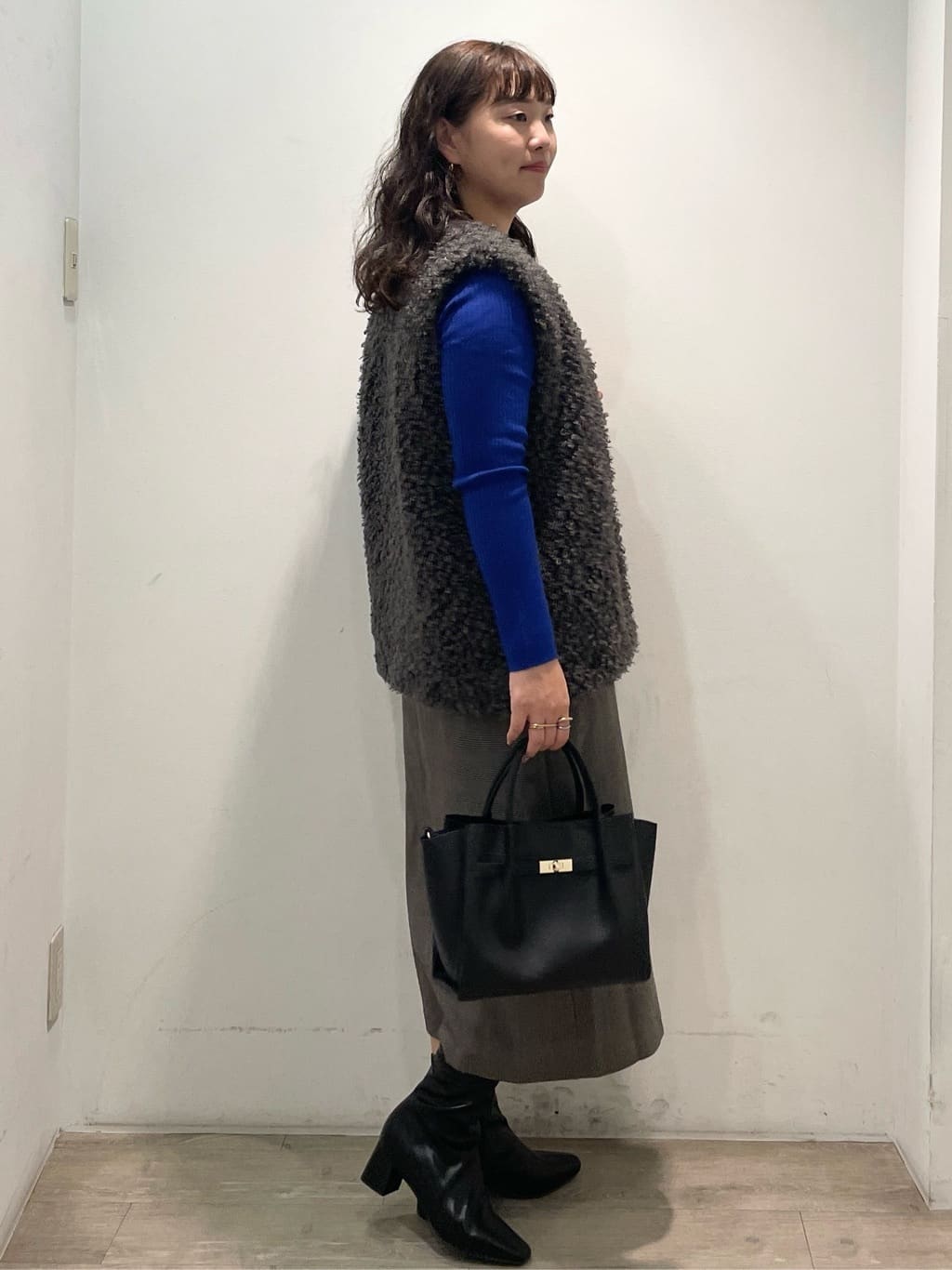 sumicaさんの「OPAQUE.CLIP｜グレンチェックキャミワンピース／セットアップ対応可【洗濯機OK】」を使ったコーディネート