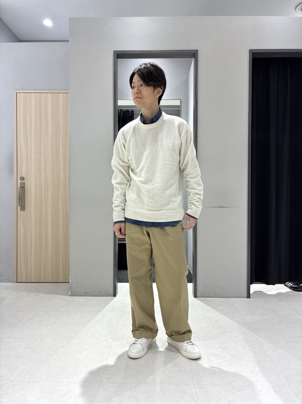 わいずみさんの「TAKEO KIKUCHI｜カラーコンビ ダウンブルゾン」を使ったコーディネート