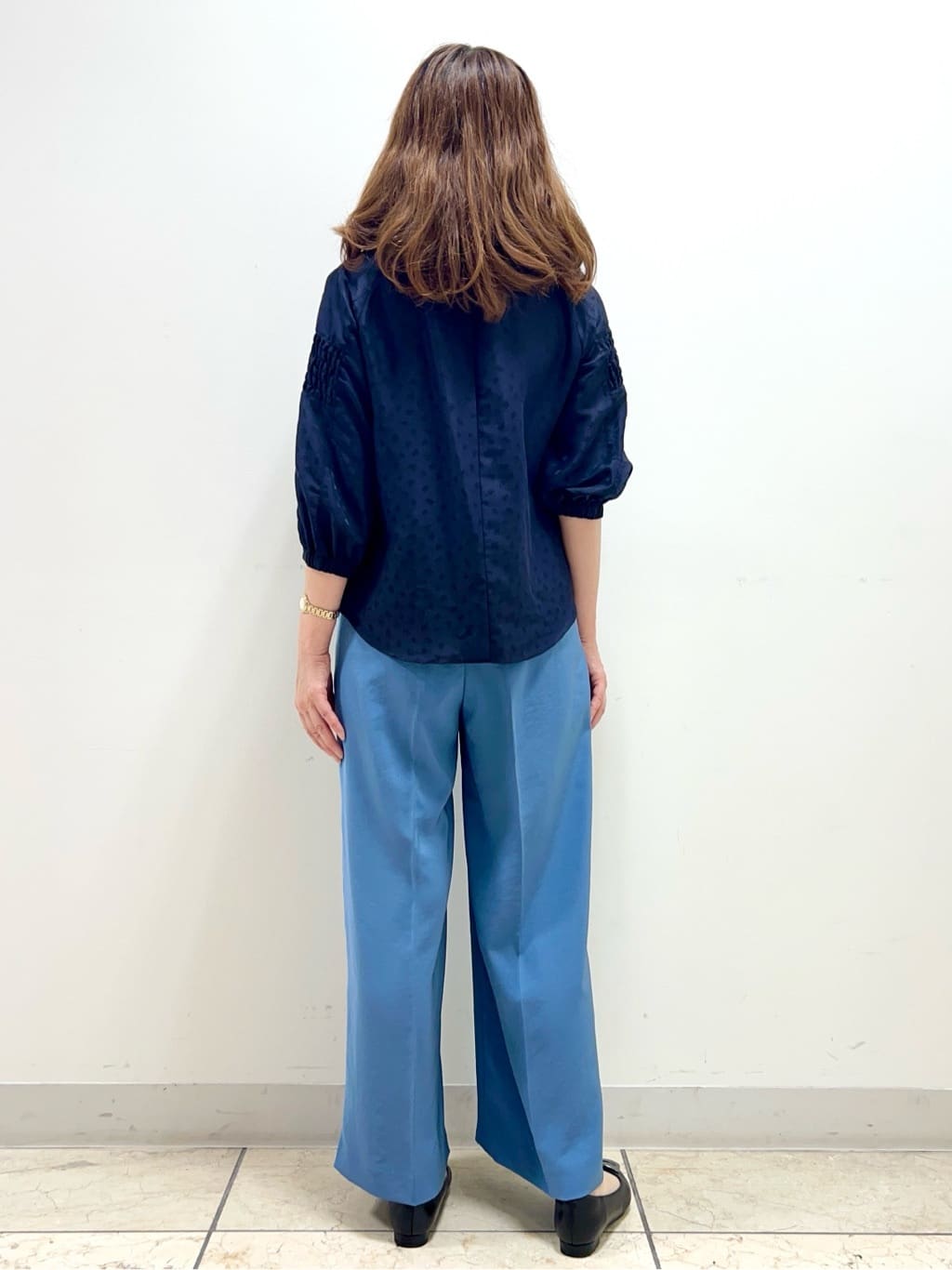 yuさんの「Reflect｜【透けない】フルレングスワイドストレートパンツ」を使ったコーディネート