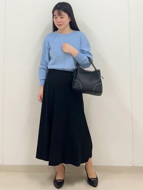 ゆうさんの「Reflect｜【選べる6色／長く着られる◎】ボートネックニット」を使ったコーディネート