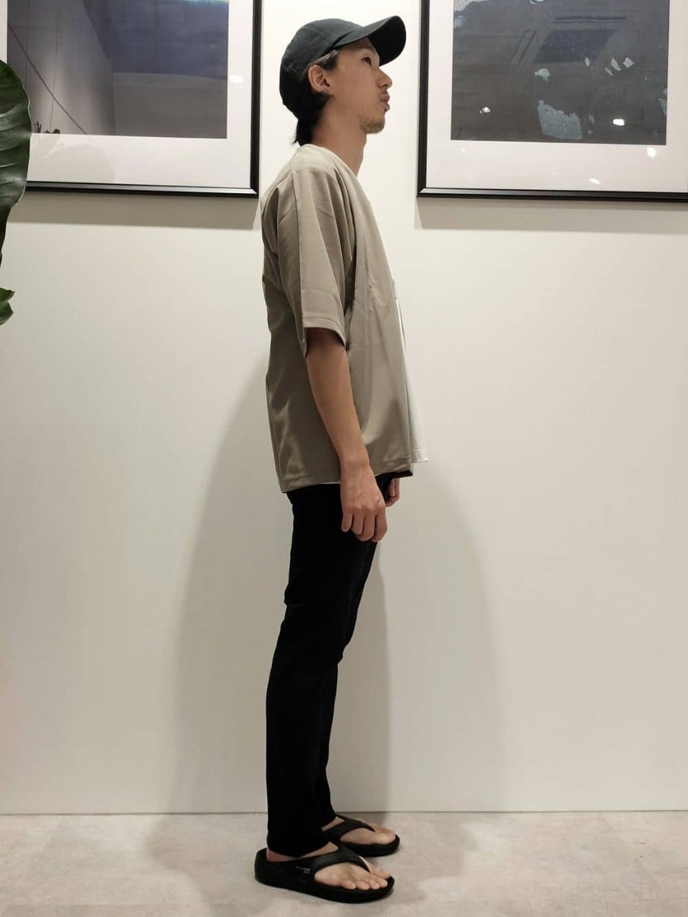 takutoさんの「THE SHOP TK｜五分袖カーディガン+半袖Tシャツセットアイテム 洗濯機OK」を使ったコーディネート