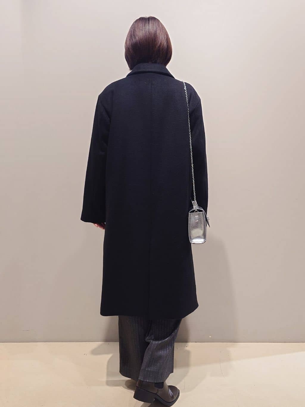 me：)さんの「OPAQUE.CLIP｜カシミヤブレンドウールチェスターコート」を使ったコーディネート