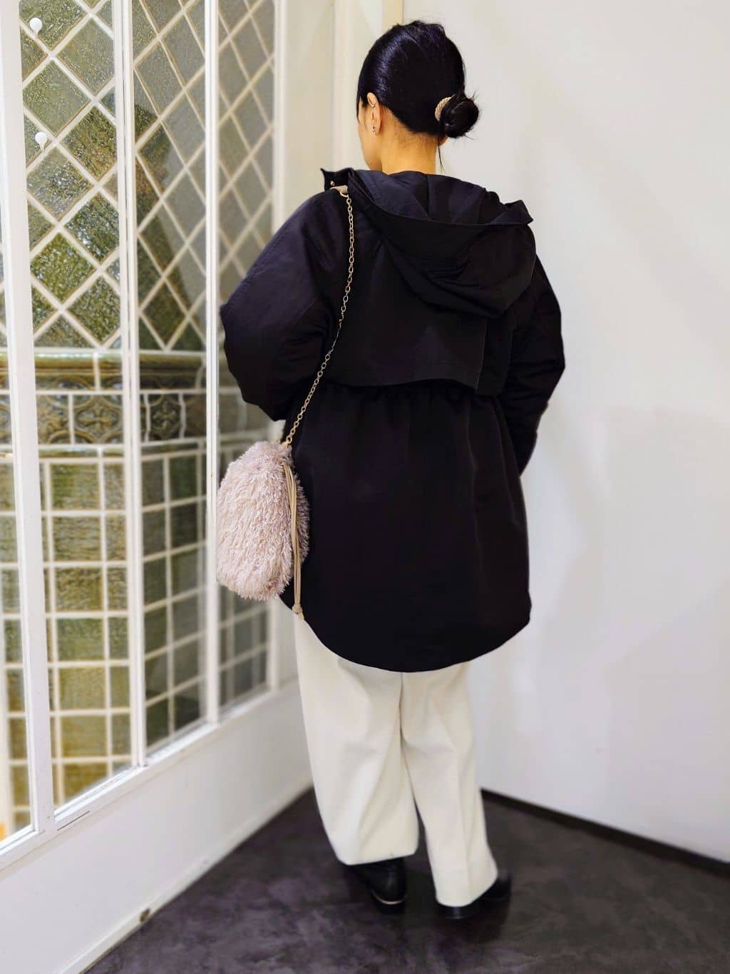 ひろみんさんの「grove｜最終お値下げ！！【名品アウター/3WAY・はっ水】ボアライナー付きモッズコート」を使ったコーディネート