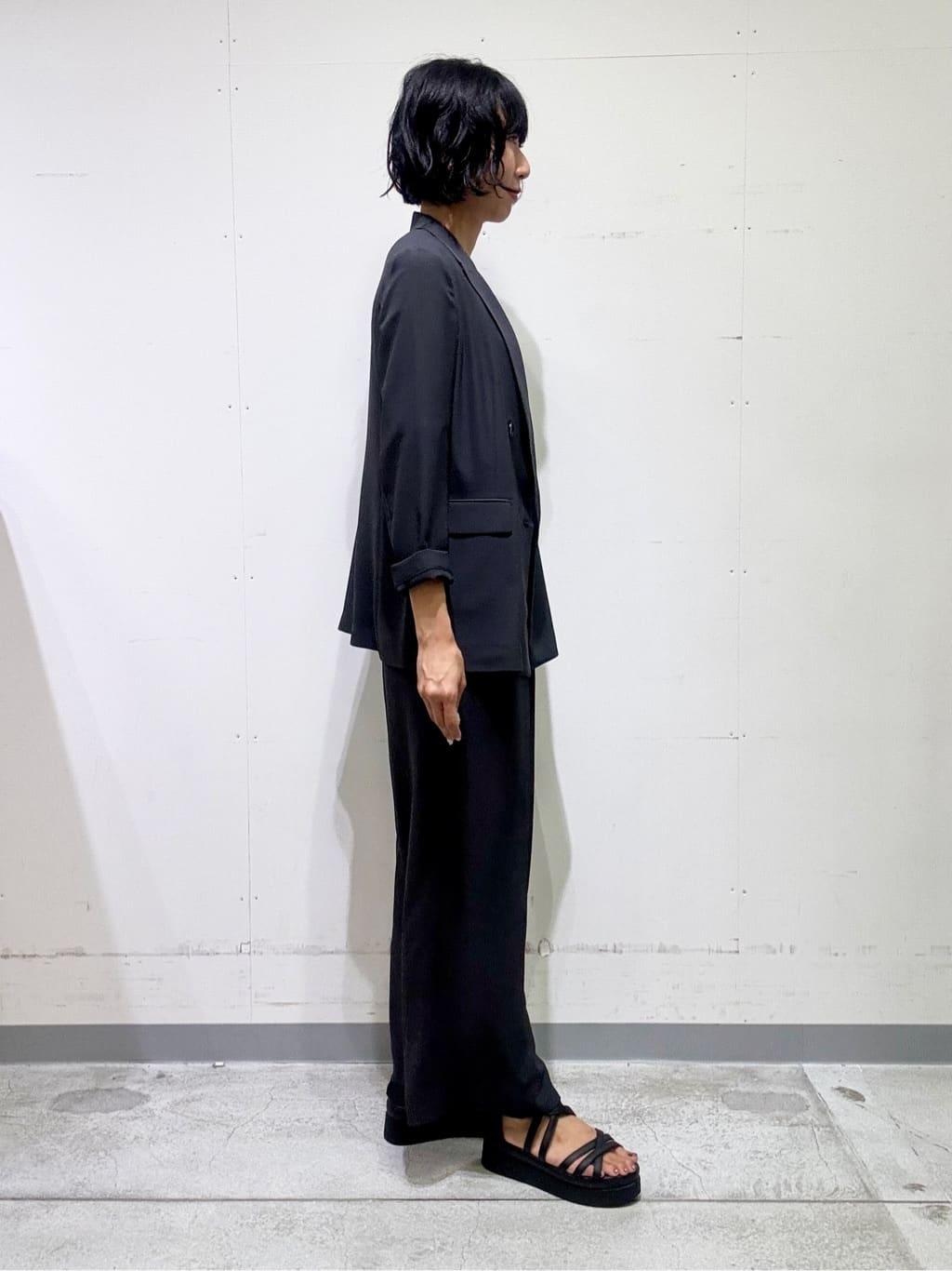 naoさんの「INDIVI｜【軽く羽織れる！】ダブルジャケット」を使ったコーディネート