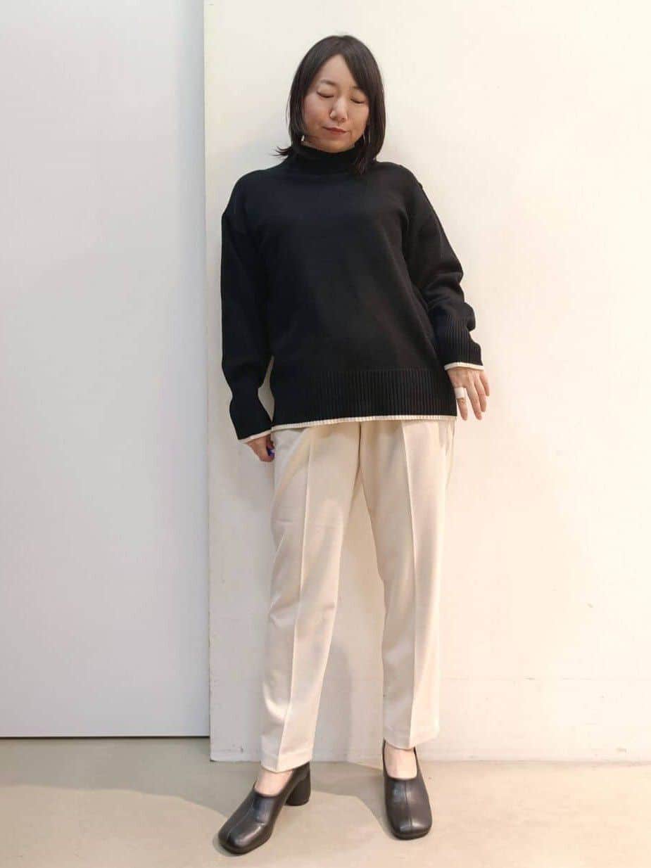 あんさんの「THE SHOP TK｜【ぎゅっとされているような暖かさ】撥水中綿ブルゾン」を使ったコーディネート