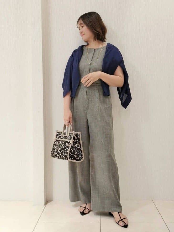 naokoさんの「UNTITLED｜【接触冷感/オールインワン/洗える】梳毛調合繊コンビネゾン」を使ったコーディネート