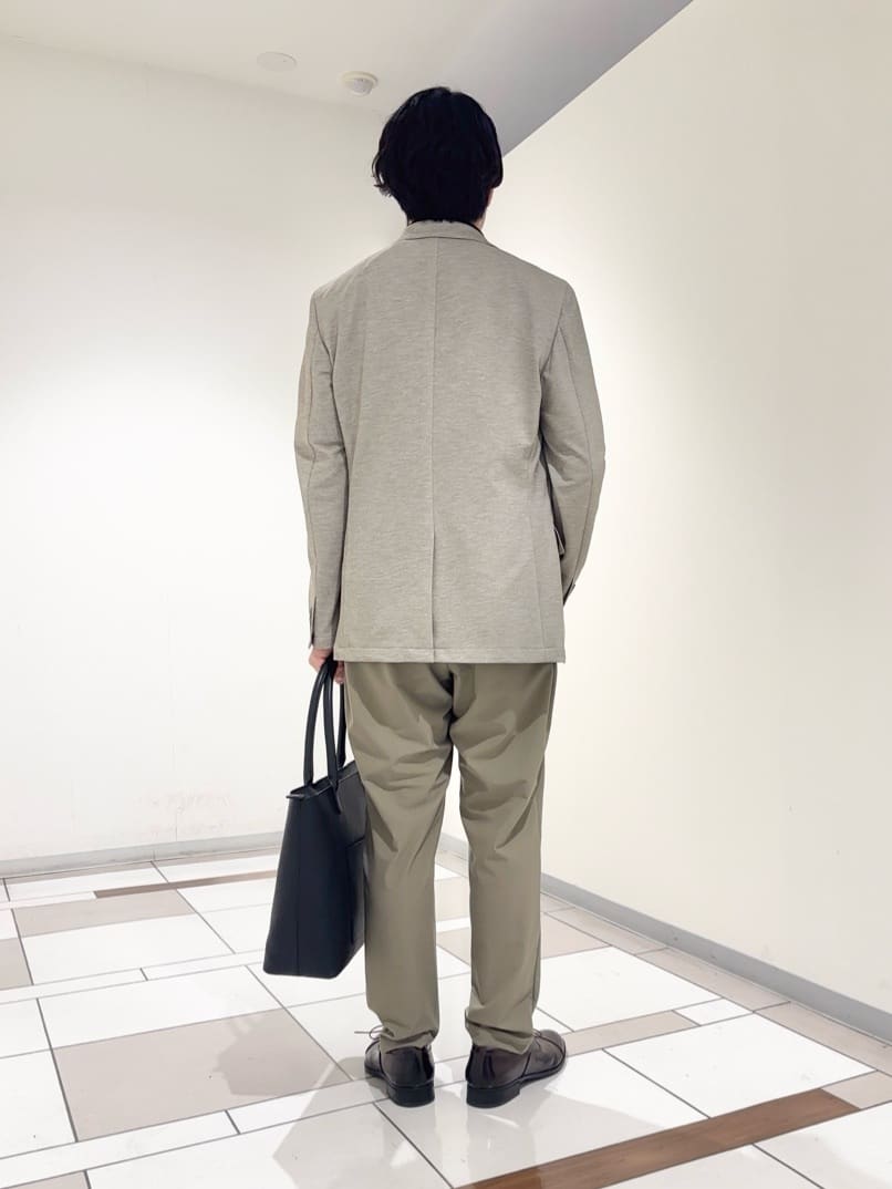 及川さんの「TAKEO KIKUCHI｜【抗菌防臭／9色5サイズ展開】ハニカムメランジ ポロシャツ」を使ったコーディネート