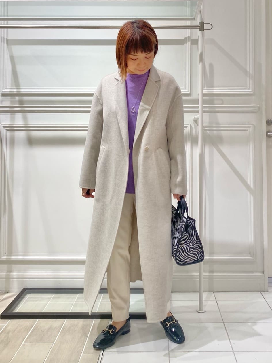 AKKOさんの「UNTITLED｜【あったか素材/ストレッチ性】裏起毛テーパードパンツ」を使ったコーディネート