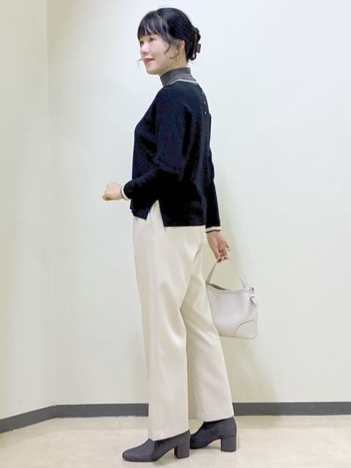  beni_gingerさんの「Reflect｜【SS-4Lサイズ／衿が顔に当たらない◎】スタンドネックミドルコート」を使ったコーディネート