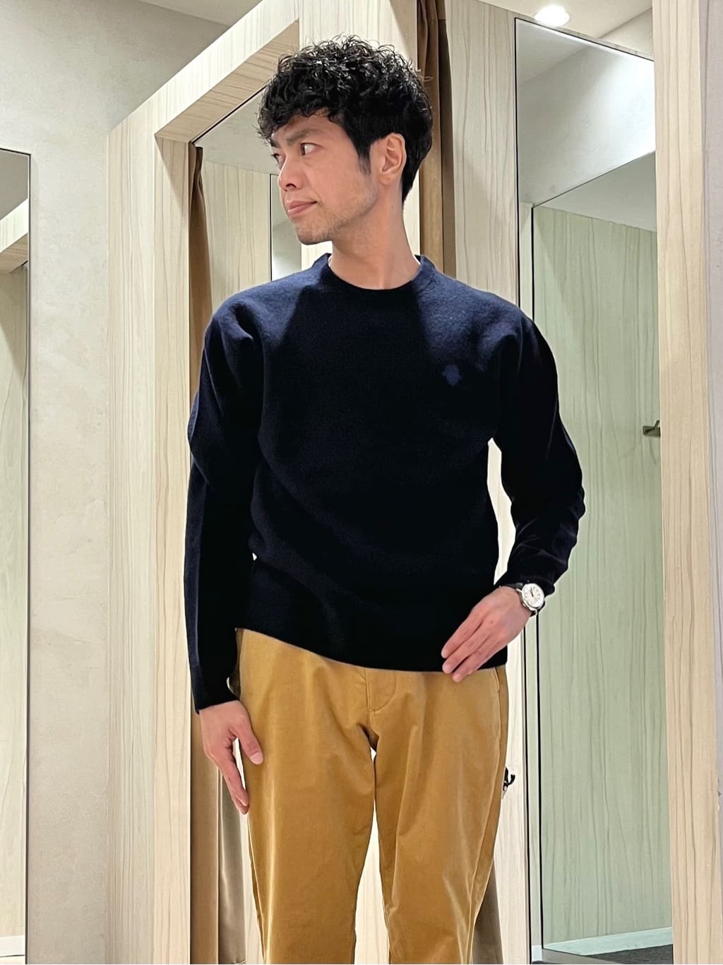 URAさんの「TAKEO KIKUCHI｜カラーコンビ ダウンブルゾン」を使ったコーディネート