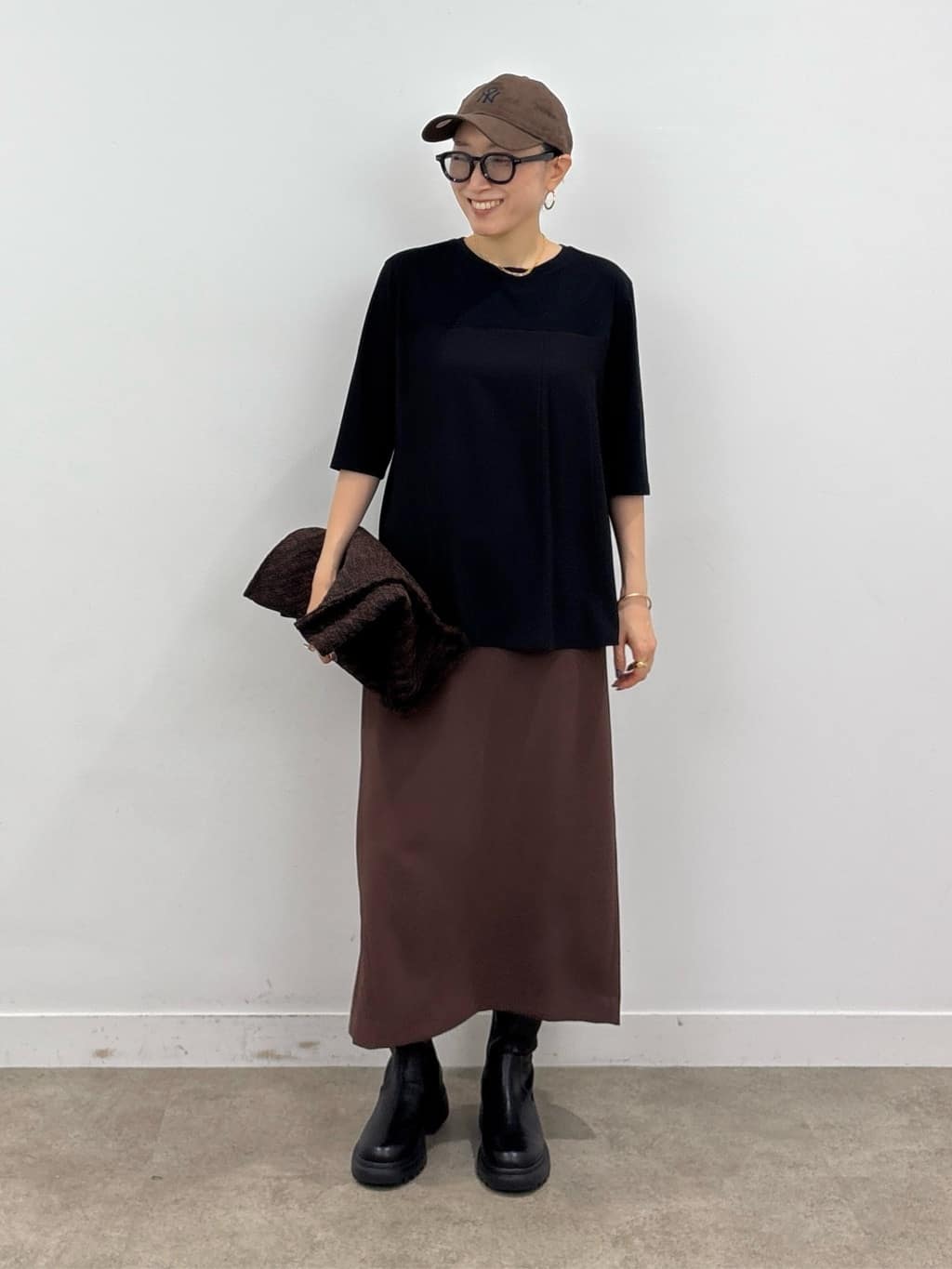 kotakiさんの「INDIVI｜【セットアップ可能】ビスチェレイヤード風トップス」を使ったコーディネート