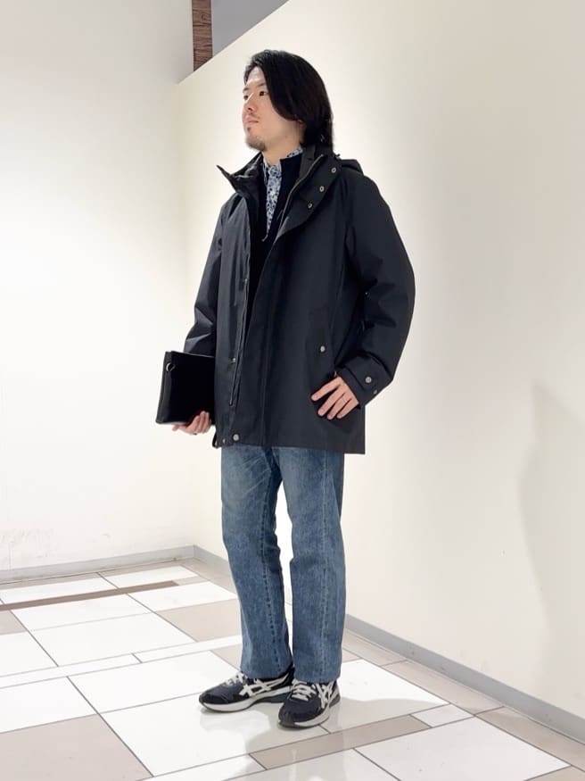及川さんの「TAKEO KIKUCHI｜【3WAY】グレンチェック ダウンライナー ブルゾン」を使ったコーディネート