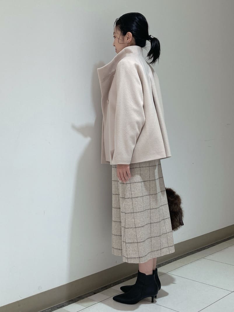 環さんの「UNTITLED｜【着回しが効く／オンオフアウター】ウールショートコート」を使ったコーディネート