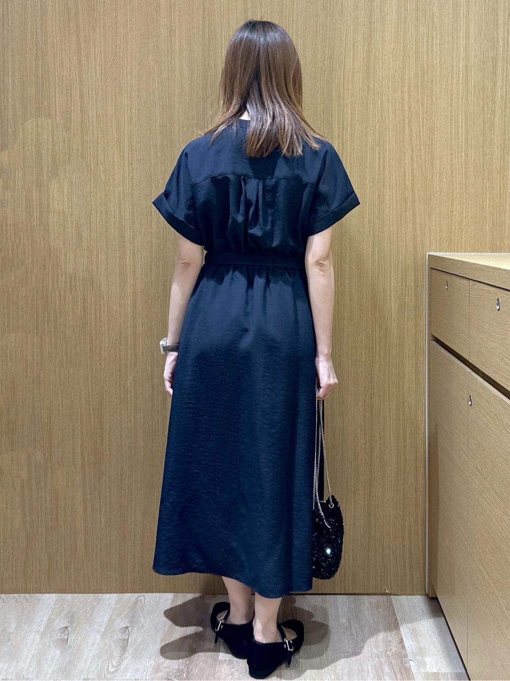 yukaさんの「OPAQUE.CLIP｜《7色展開／XS-LLサイズ》ダブルポケットスキッパーシャツワンピース【吸水速乾／防シワ／イージーア」を使ったコーディネート