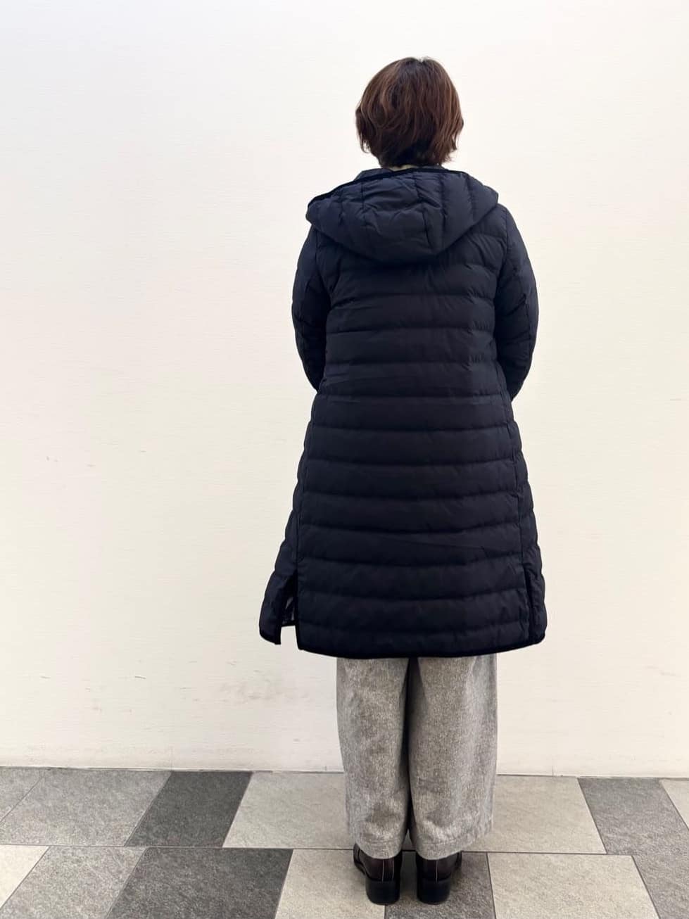 Haruさんの「Dessin｜【洗える】ハイネックベロアモールニット」を使ったコーディネート