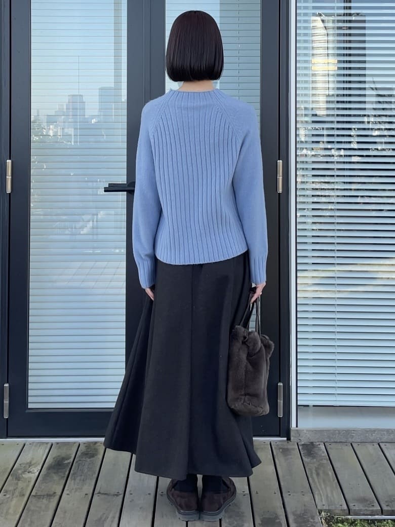 NATSUMIさんの「grove｜フェイクムートンボアジャケット」を使ったコーディネート