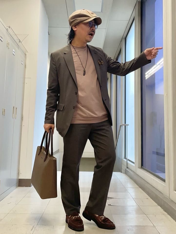 MAKOTO AIさんの「TAKEO KIKUCHI｜【COOL CITY WEAR】アーバンクール ジャケット /接触冷感・吸水速乾」を使ったコーディネート