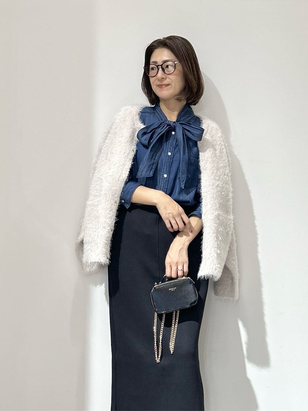 NAKAさんの「OPAQUE.CLIP｜イージーナロースカート／セットアップ対応可【洗濯機OK】」を使ったコーディネート