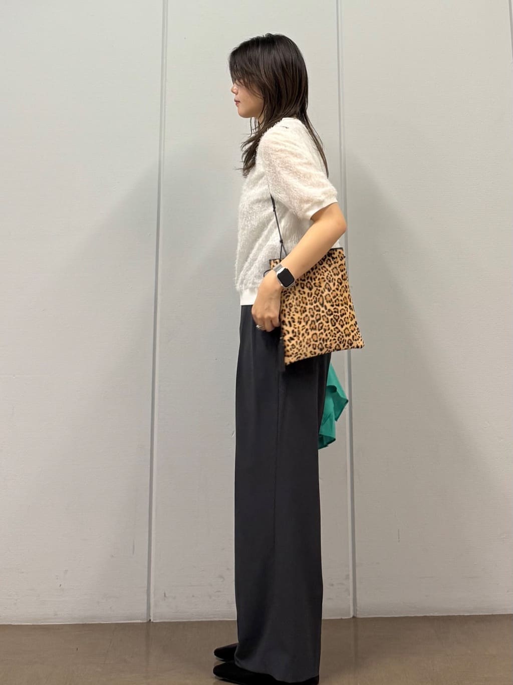 mizukiさんの「INDIVI｜ヘアリージャカードトップス」を使ったコーディネート