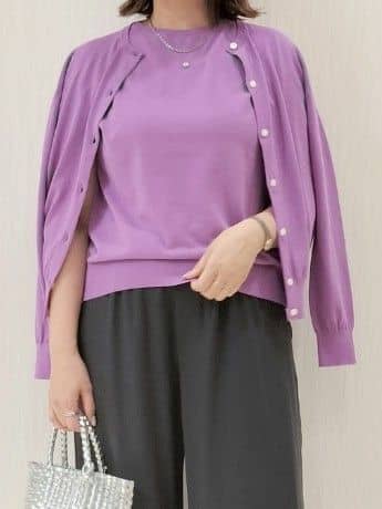 naokoさんの「UNTITLED｜メタリックメッシュトート」を使ったコーディネート
