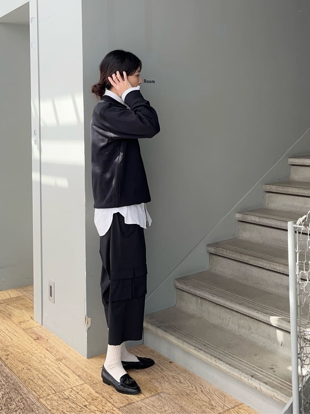 神野（jinno）さんの「TAKEO KIKUCHI｜カーゴハーフパンツ」を使ったコーディネート