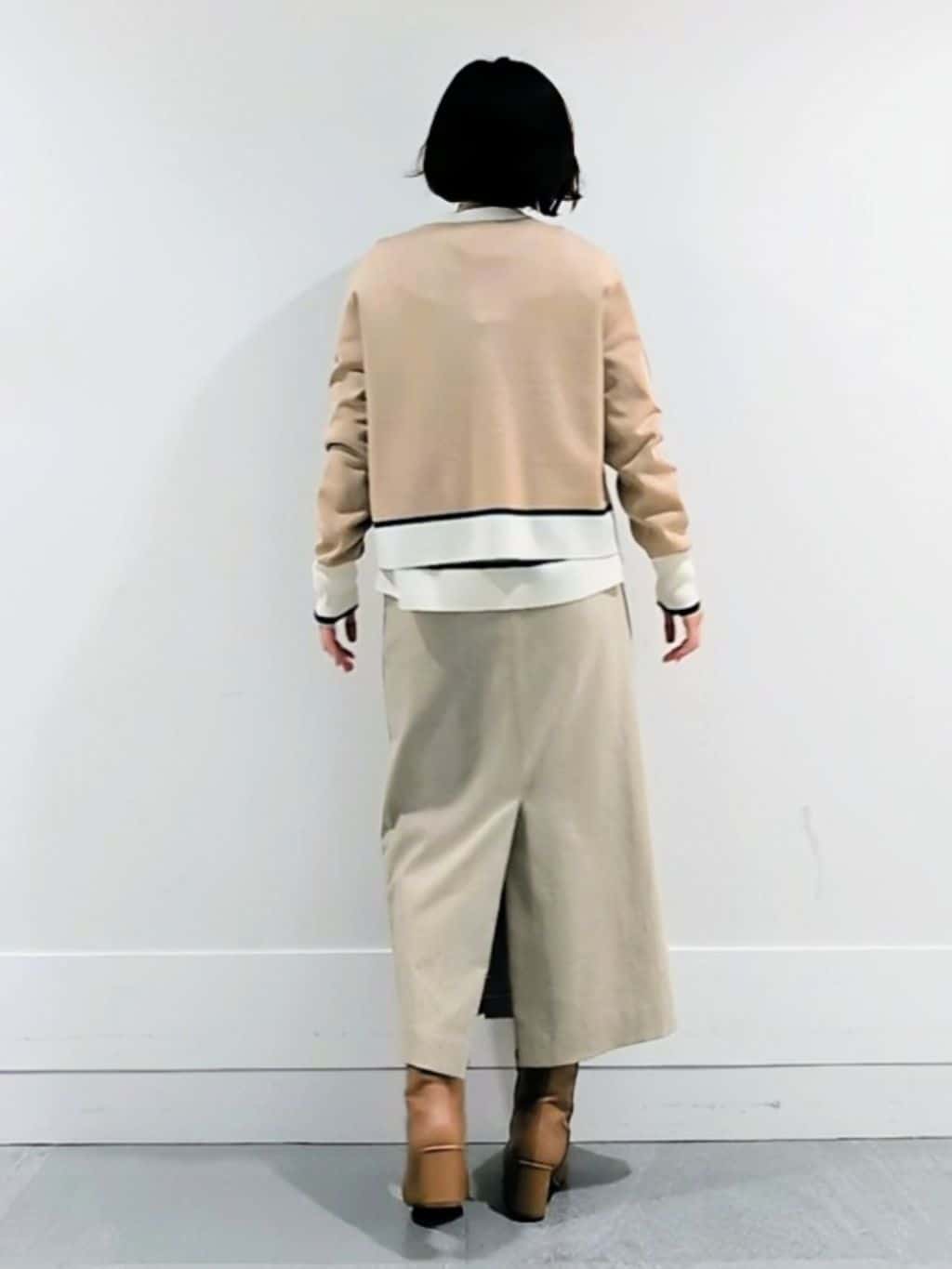 ミズタさんの「UNTITLED｜【アンサンブル可/洗える】ウールミラノリブニット」を使ったコーディネート