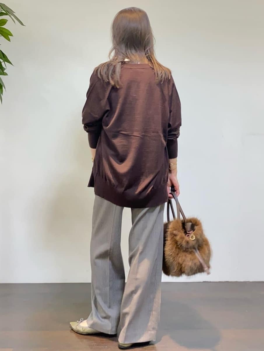 tomoさんの「UNTITLED｜【アンサンブル可/六分袖/洗える】ウールシルクニット」を使ったコーディネート
