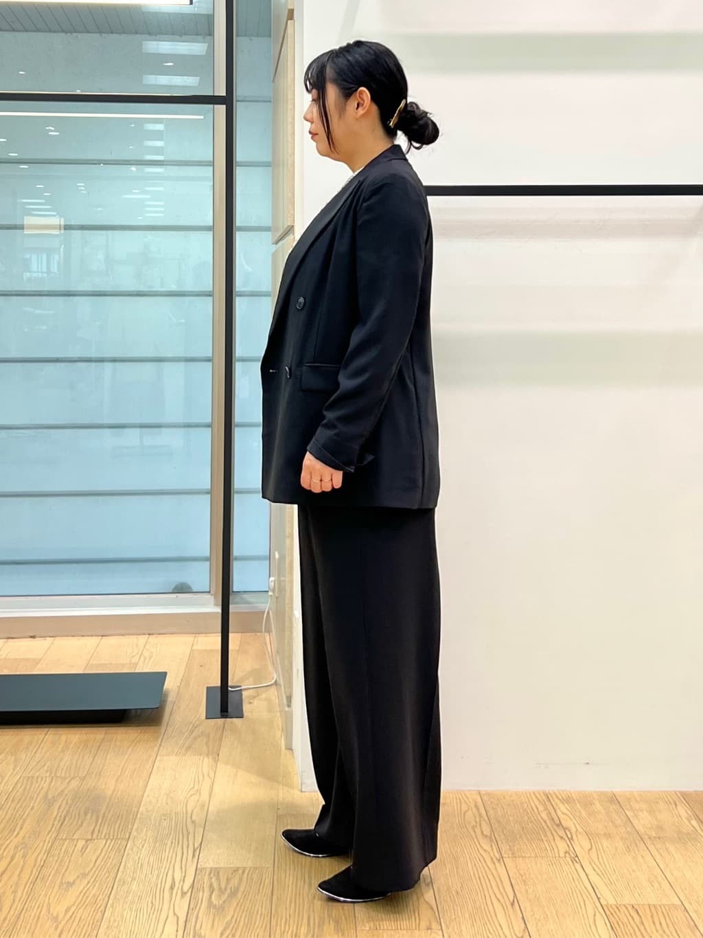 shimaさんの「INDIVI｜【軽く羽織れる！】ダブルジャケット」を使ったコーディネート