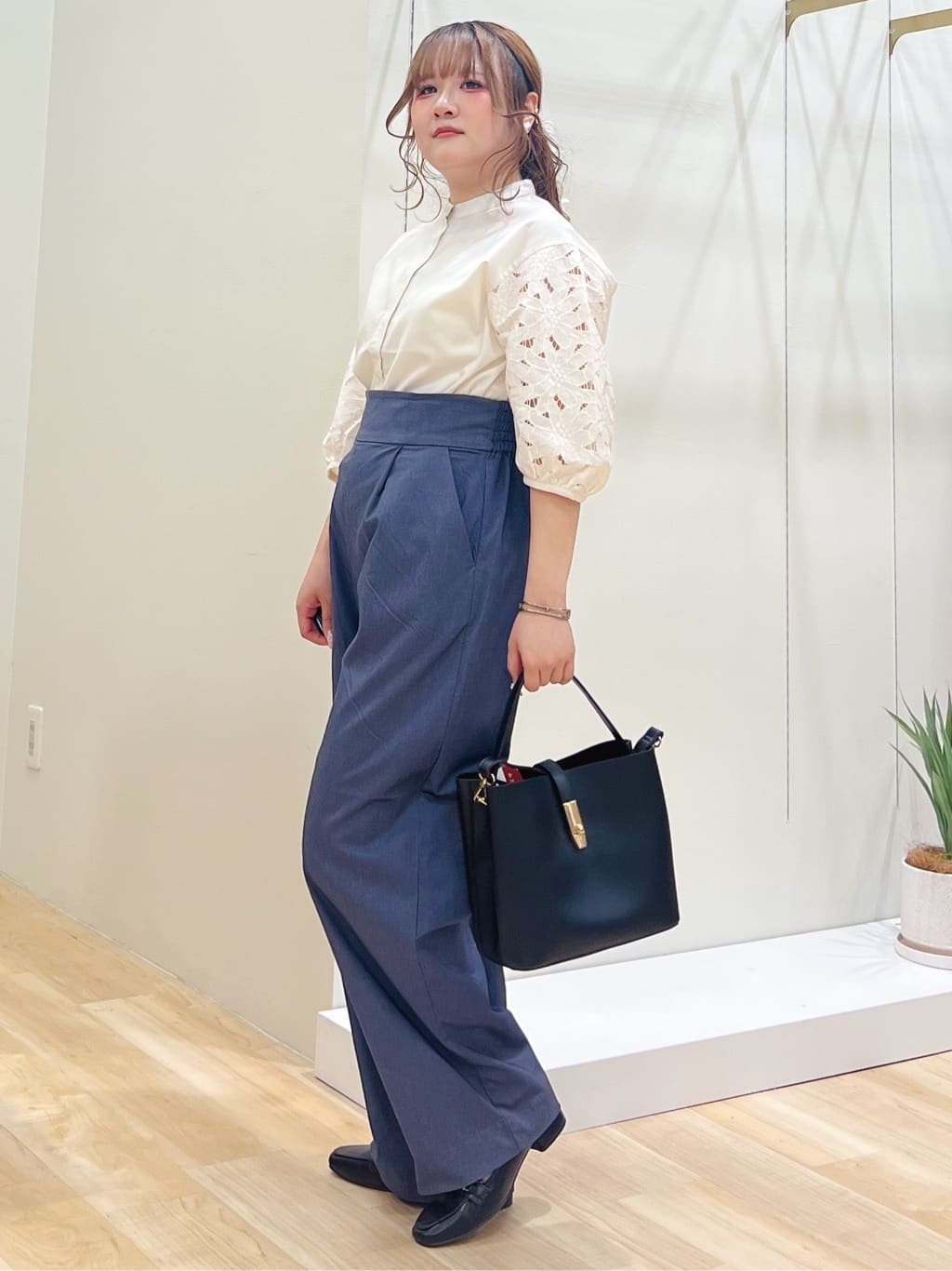 みことさんの「grove｜【2WAY】ハイパーストレッチストラップパンツ」を使ったコーディネート
