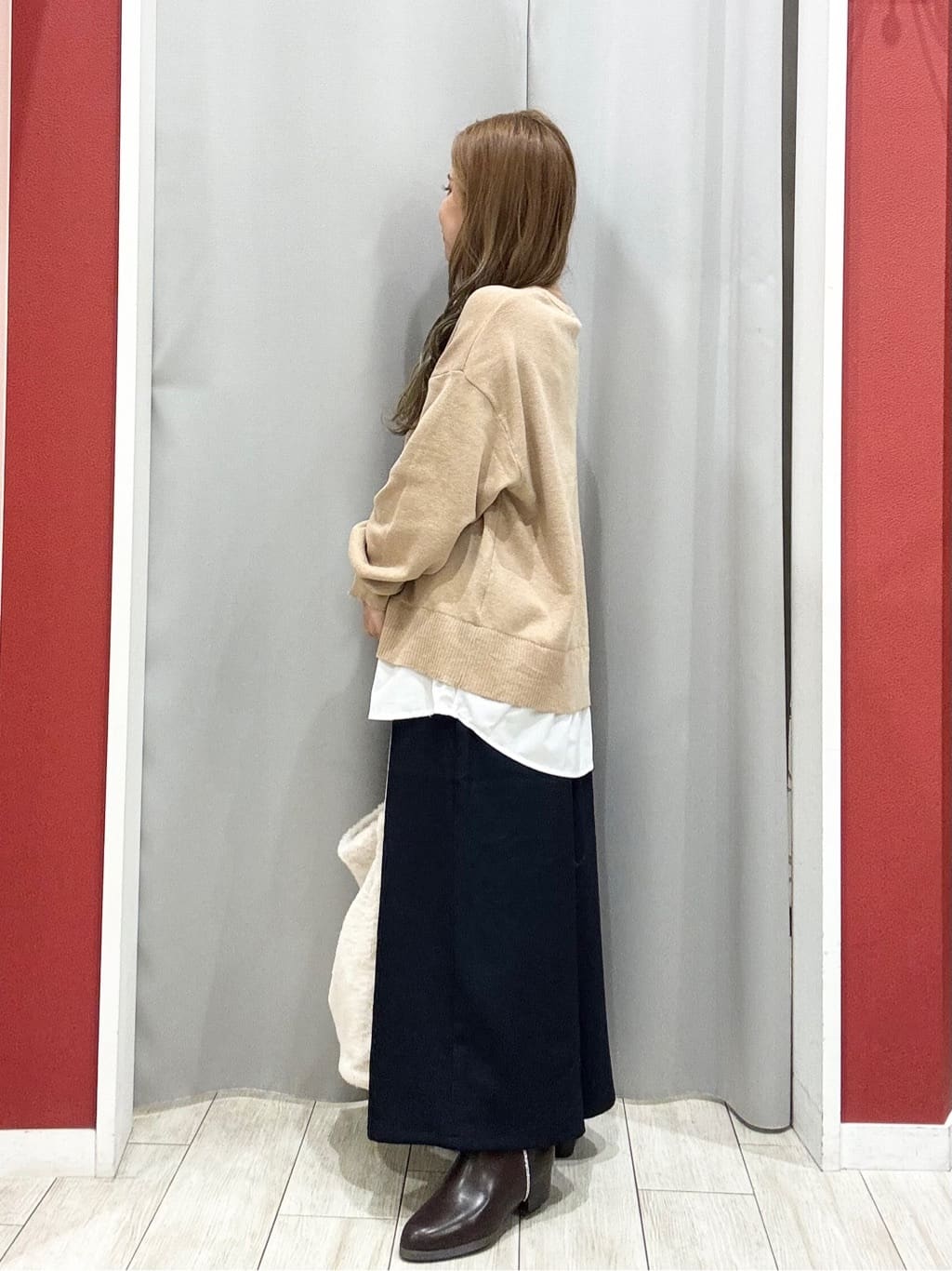 shioさんの「SHOO･LA･RUE｜ウエストまわりをすっきり魅せる デザインガウチョパンツ」を使ったコーディネート