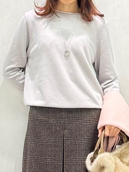 Miwaさんの「UNTITLED｜【日本製／通勤／フォーマル】カシミヤ混ノーカラーコート」を使ったコーディネート