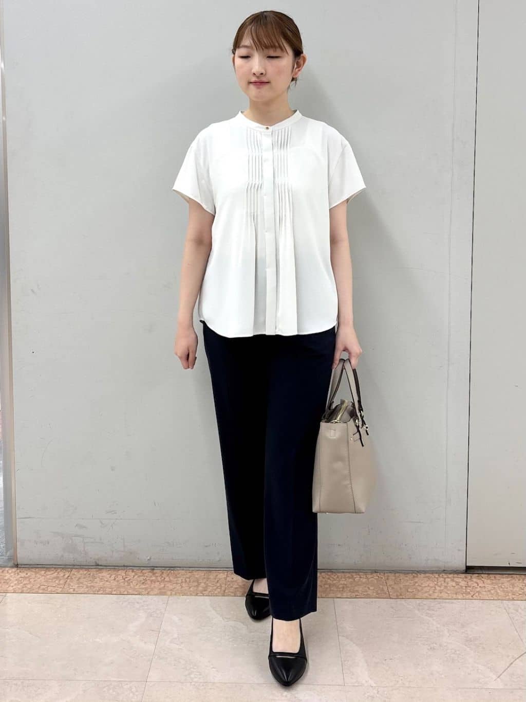 Satoさんの「Reflect｜【洗える／セットアップ可】ストレートラインパンツ」を使ったコーディネート