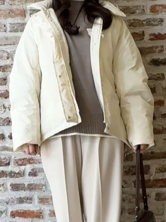 tokiさんの「THE SHOP TK｜【ぎゅっとされているような暖かさ】撥水中綿ブルゾン」を使ったコーディネート