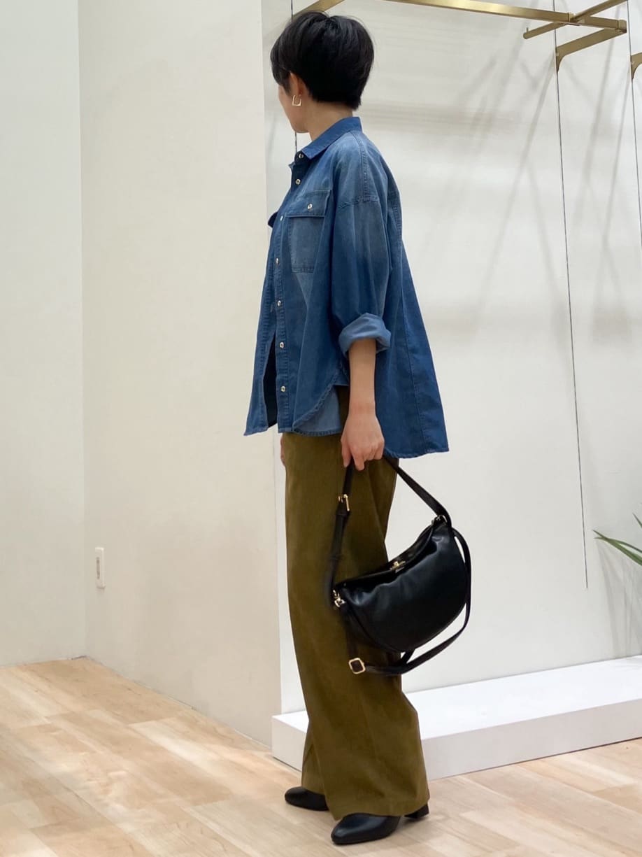 Keiさんの「grove｜コーデュロイワイドパンツ」を使ったコーディネート